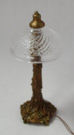 Table Lamp Small w/ Brilliant Cut "Glass" by Jim Pounder
