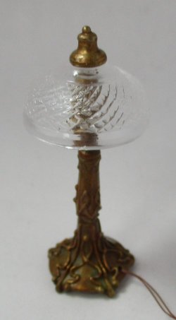 Table Lamp Small w/ Brilliant Cut "Glass" by Jim Pounder
