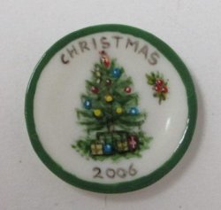 Christmas Tree Plate 2006 by Christopher Whitford