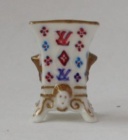 LV Monogram Designer Ceshe Pot by Christopher Whitford