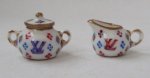 LV Monogram Designer Creamer & Sugar by Christopher Whitford