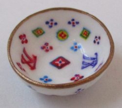 LV Monogram Designer Serving Bowl by Christopher Whitford