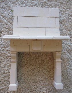 Renaissance Stone Fireplace by Henry Bart