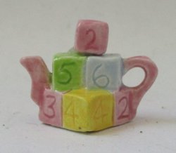 Baby Blocks Teapot by Valerie Casson