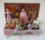 Filled Toy Box by Valerie Casson