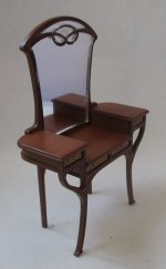 Art Nouveau Vanity and Bench by Spinhoven