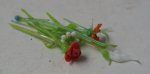 Art Glass Display Loose Flowers #49 by Mario Sergio