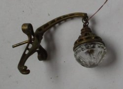 Victorian Sconce "Crystal" Globes by Jim Pounder