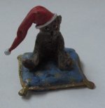 Teddy Bear Santa by Vienna Bronze