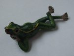 Frog Laying by Vienna Bronze
