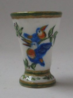 Hermes Inspired Toucon Flared Vase by Christopher Whitford