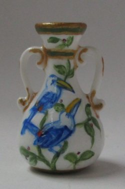 Hermes Inspired Toucon Handled Vase by Christopher Whitford