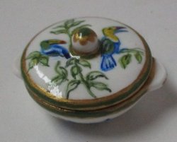 Hermes Inspired Toucon Round Vegetable by Christopher Whitford
