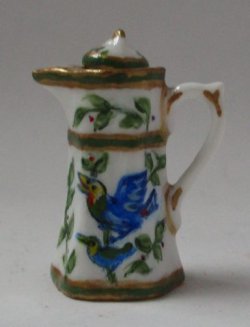 Hermes Inspired Toucon Chocolate Pot by Christopher Whitford