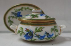Hermes Inspired Toucon Oval Tureen &Tray by Christopher Whitford