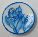 Blue & White Botanical Plate #1 by Christopher Whitford