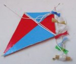 Kite Red & Blue by Carmes Valdes