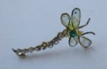 Plique du Jour Dragonfly #3 by Ligia