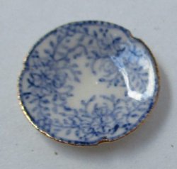 Blue Export Plate #3 by The China Closet