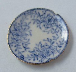 Blue Export Plate #1 by The China Closet