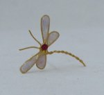 Plique du Jour Dragonfly #13 by Ligia