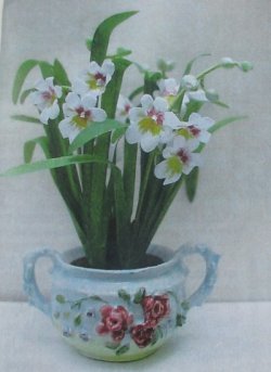 Orchid Pensee Burgandy Kit by Pascale Garnier