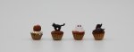 Halloween Cupcakes set of 4 1000-25 #B by ArtofMini Halloween Cupcakes set of 4 1000-25 #B by ArtofMini