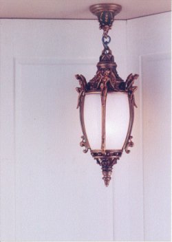 Gold Dore Angel Bronze Lanturn by Jim Pounder