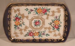 Madam Pompadour Rectangle Tray by Christopher Whitford