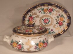 Madam Pompadour Oval Tureen & Tray by Christopher Whitford