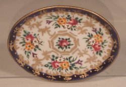 Madam Pompadour Oval Tray by Christopher Whitford