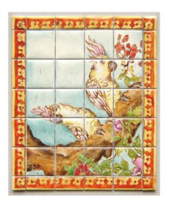 Cockatoo's Small Tile by Tiny Ceramics