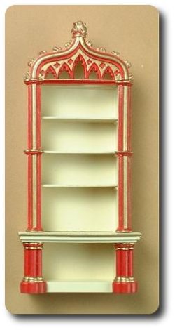 gothic bookcase NGBRG by Sue Cook gothic bookcase NGBRG by Sue Cook