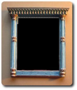 Overmantel Mirror OM12BL by Sue Cook Overmantel Mirror OM12BL by Sue Cook