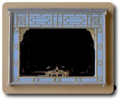 regency overmantel OM6bl by Sue Cook regency overmantel OM6bl by Sue Cook