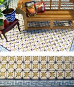Floor Paper Alama Tiles by Les Chinoiserie Floor Paper Alama Tiles by Les Chinoiserie