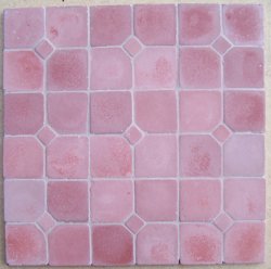 Terracotta Stone Tile Floor DCR 45 pieces by Henry Bart Terracotta Stone Tile Floor DCR 45 pieces by Henry Bart