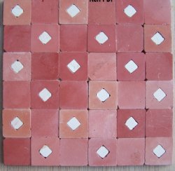 Terracotta Stone Tile Floor DP 44 pieces by Henry Bart Terracotta Stone Tile Floor DP 44 pieces by Henry Bart