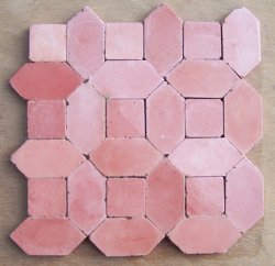 Terracotta Stone Tile Floor CR-GN 27 pieces by Henry Bart Terracotta Stone Tile Floor CR-GN 27 pieces by Henry Bart
