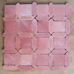 Terracotta Stone Tile Floor RNR 48 pieces by Henry Bart