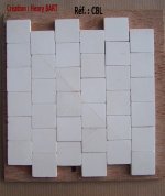 Stone Flooring White CBL 36pieces by Henry Bart Stone Flooring White CBL 36pieces by Henry Bart