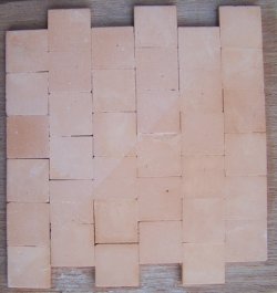Stone Provence Tile Floor CRPV 36 pieces by Henry Bart