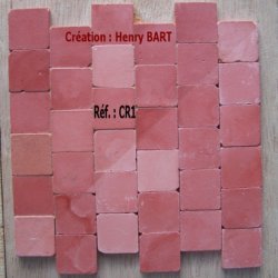 Terracotta Stone Tile Floor CR1 36 pieces by Henry Bart Terracotta Stone Tile Floor CR1 36 pieces by Henry Bart