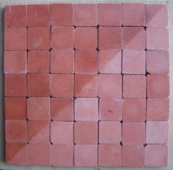 Terracotta Stone Tile Floor CR2 & CR3 49 pieces by Henry Bart Terracotta Stone Tile Floor CR2 & CR3 49 pieces by Henry Bart