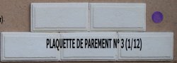 Plaquette de Parement No.3 12 pieces by Henry Bart