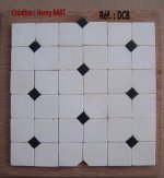Stone Flooring Black/White DCB 36pieces by Henry Bart