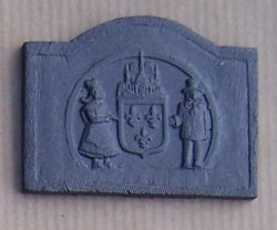 Fireplace Plaque Couple by Henry Bart