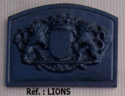 Fireplace Plaque Lions Grand by Henry Bart Fireplace Plaque Lions Grand by Henry Bart