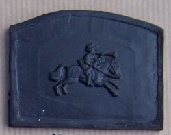 Fireplace Plaque Chasse by Henry Bart