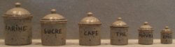 French Canister Set by Elisabeth Causeret